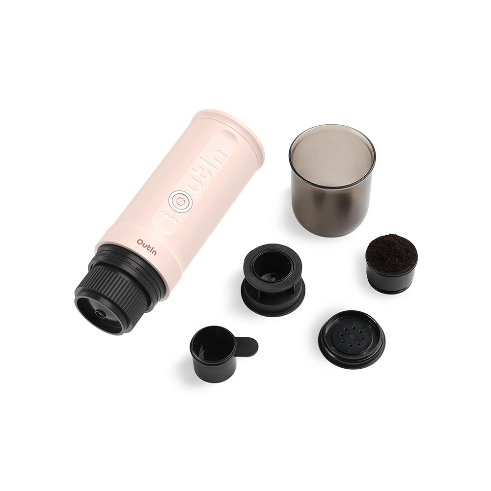 Portable Espresso Machine (Rose Quartz) Gift Set