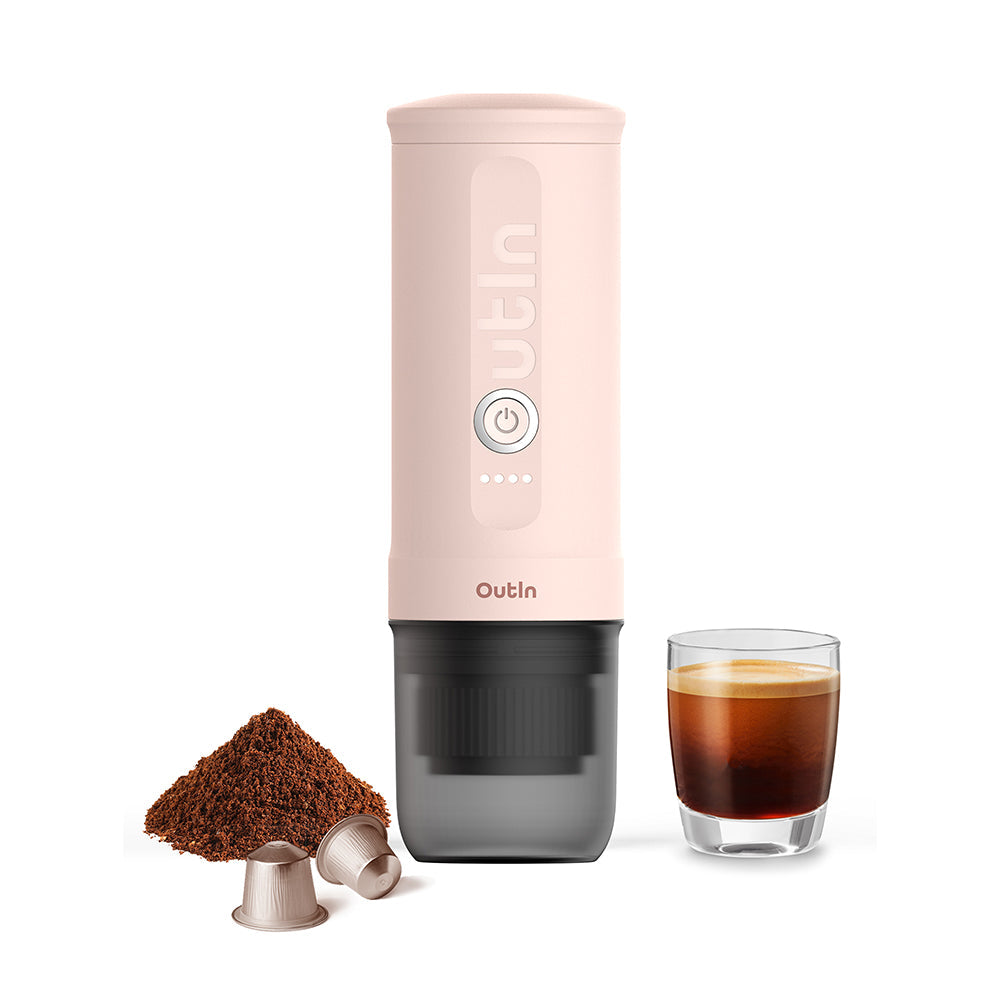 Portable Espresso Machine (Rose Quartz) Gift Set