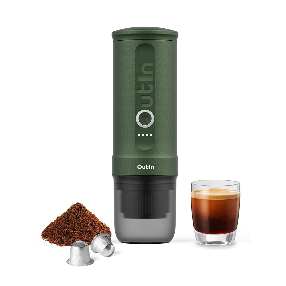 Portable Espresso Machine (Forest Green)