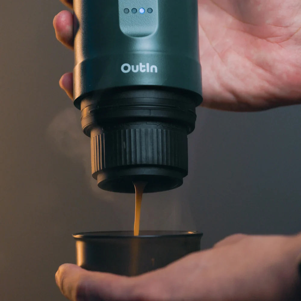 Portable Espresso Machine (OutIn Teal)