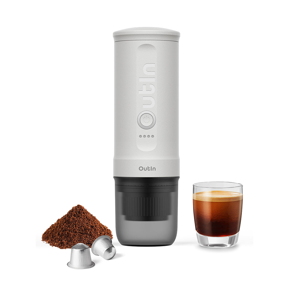 Portable Espresso Machine (Pearl White)