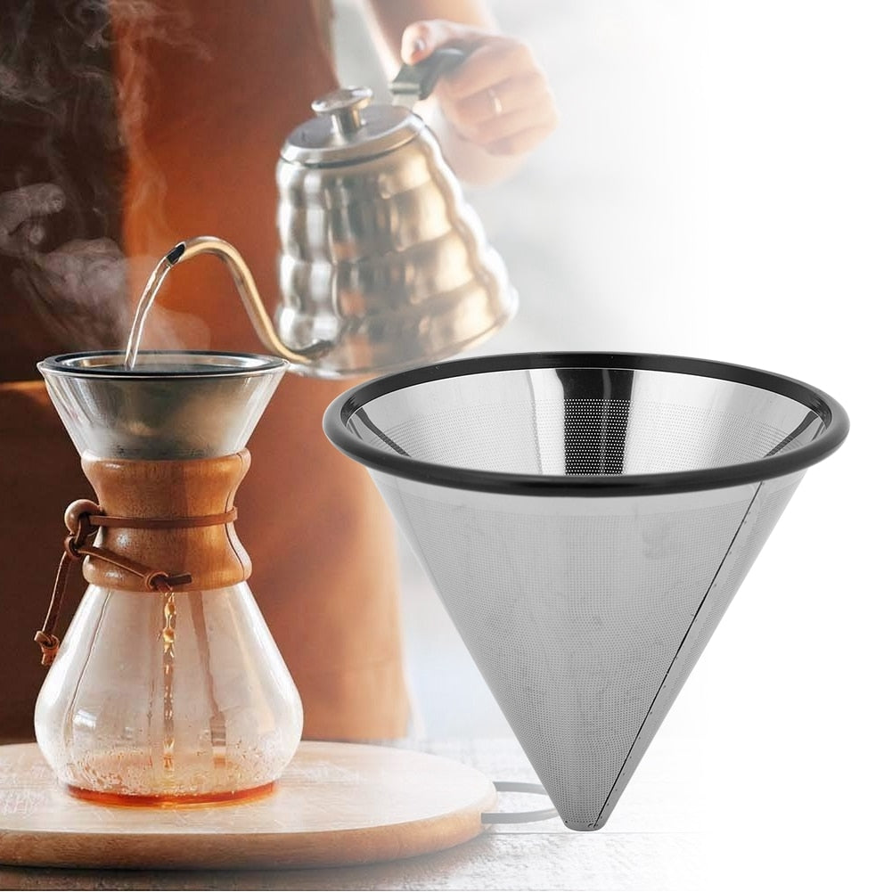 Reusable Coffee Filter Cone - For Chemex & Hario.