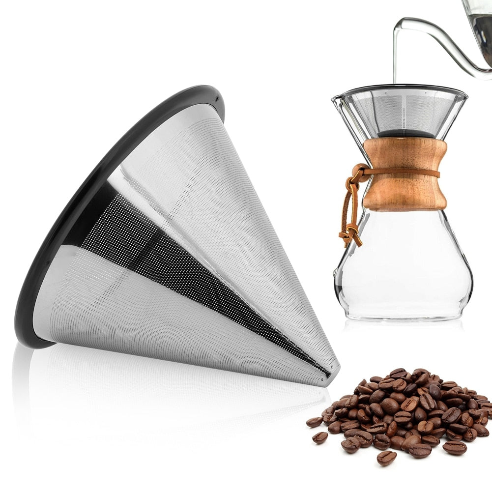 Reusable Coffee Filter Cone - For Chemex & Hario.