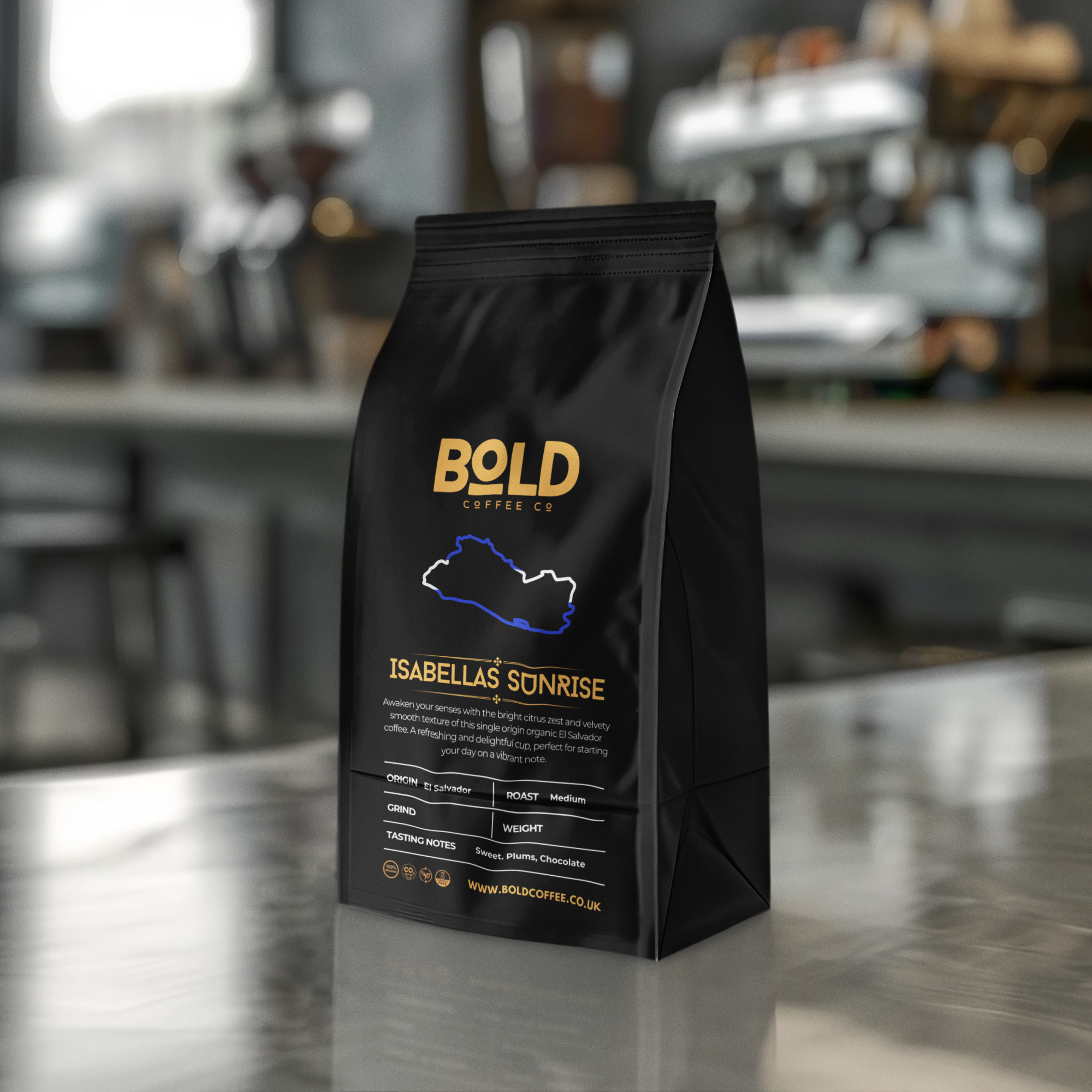 Isabella's Sunrise - Single Origin Organic El Salvador Coffee